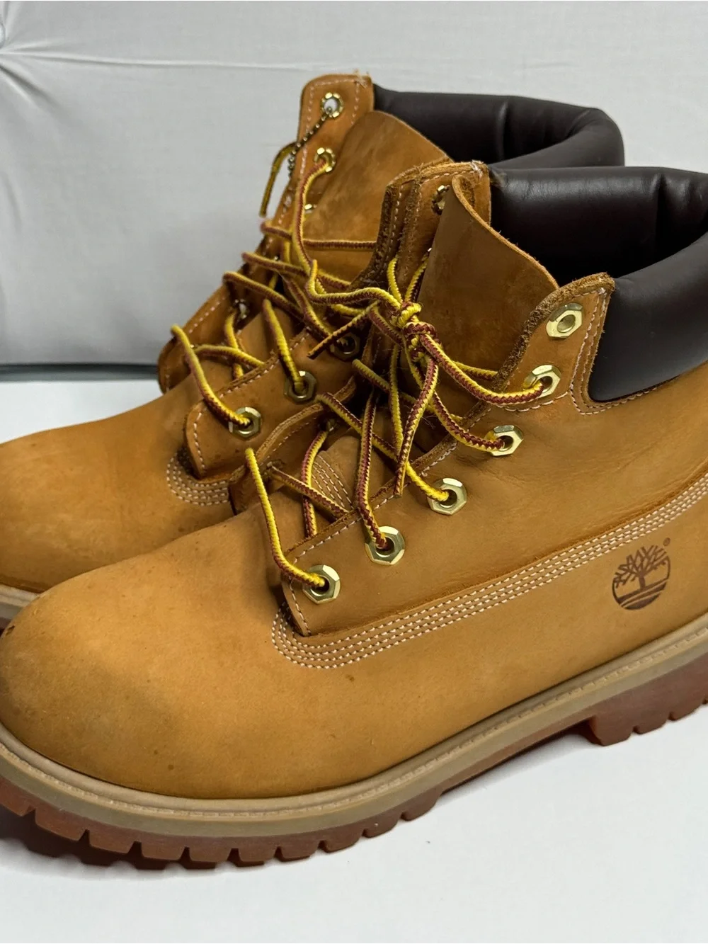 Timberland Wheat Suede Lace-Up Men's Work Boots